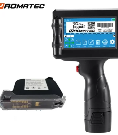 YAOMATEC 12.7mm image picture QR code serial number portable mask online printer hand jet handheld thermal inkjet TIJ printer 1