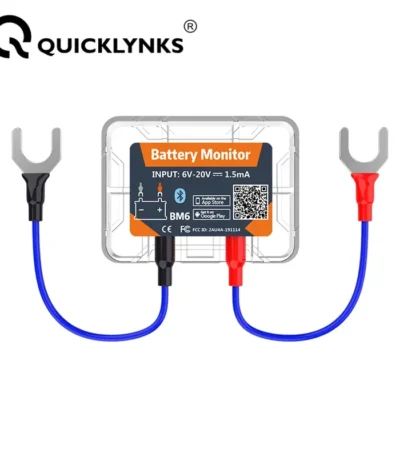 QUICKLYNKS BM6 12V Battery Monitory Wireless Bluetooth Car Battery Health Check APP Monitoring Battery Tester For Android IOS 1
