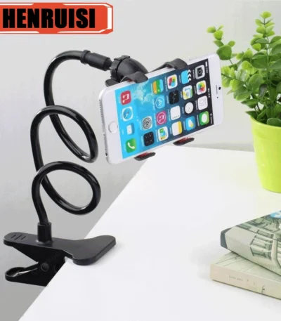 Universal Cell Phone Holder Flexible Long Arm lazy Phone Stands Clamp Bed Tablet Car Mount Bracket For iPhone XS Samsung Support 1