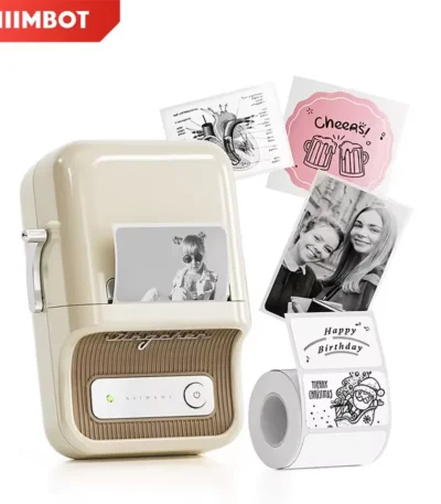Mini Portable Printer Niimbot B21 Adhesive Label Thermal Printer Wireless Bluetooth For Sticker Labeling Machine Printer 1