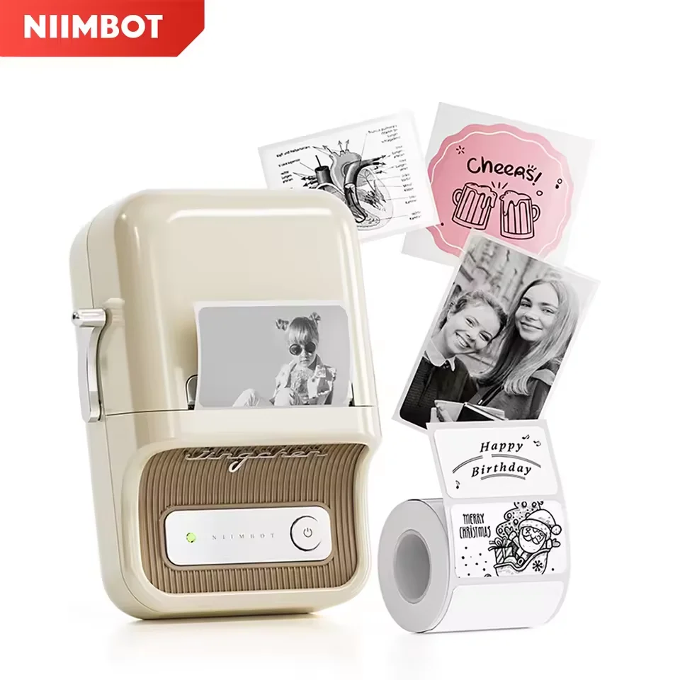 Mini Portable Printer Niimbot B21 Adhesive Label Thermal Printer Wireless Bluetooth For Sticker Labeling Machine Printer Mini Portable Printer Niimbot B21 Adhesive Label Thermal Printer Wireless Bluetooth For Sticker Labeling Machine Printer