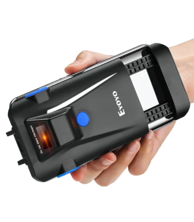 Eyoyo 2D Phone Back Clip Bluetooth Barcode Scanner Portable Barcode Reader Data Matrix Code 1D 2D QR Scanner Android IOS System 1