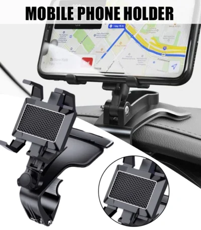 Multi-Functional Universal Car Mobile Phone Holder Easy Clip Mount Stand Panel Dashboard GPS Navigation Bracket Holder For Phone 1