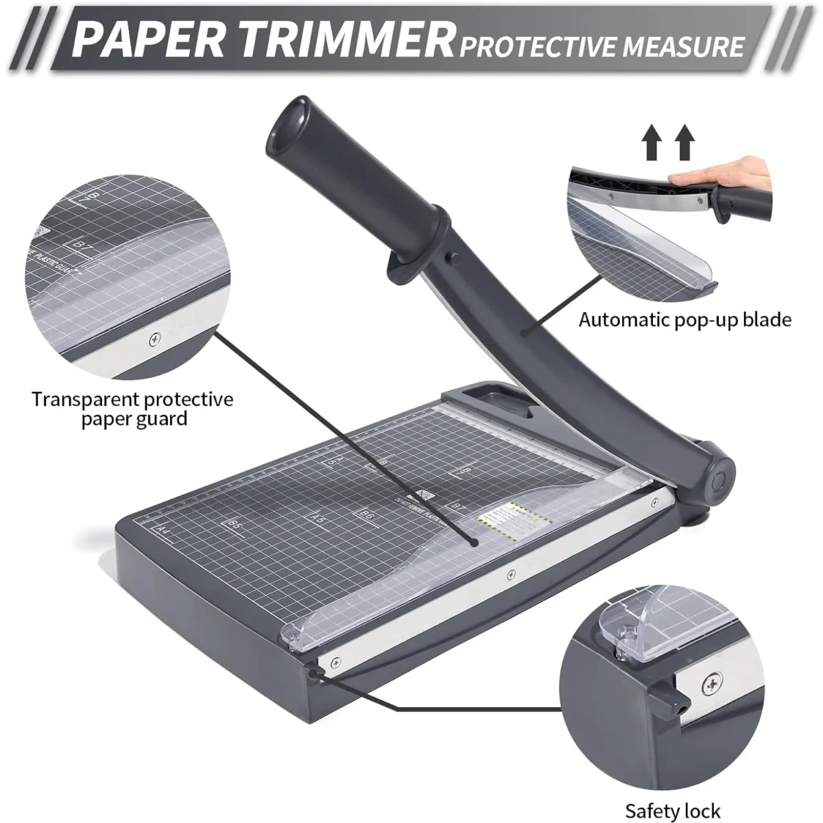 Paper Cutter Manual Cutting Machine One Time Cut Up To 16 Sheets A4 Paper Highest Precision DIY Paper Trimmer For Papers Photos 3