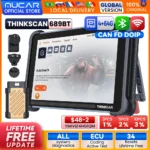 THINKCAR THINKSCAN 689BT All System Car Diagnostic Tool ActiveTest ECU Coding OBD2 Scanner 34 Services CAN FD DoIP Scan Tool