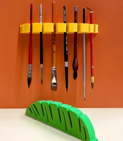 Multifunctional Brush Holder for Drying and Storage Designed To Allow Paintbrushes To Dry with Bristles Down Storage Organizer 1