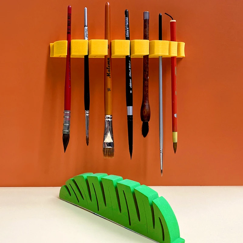 Multifunctional Brush Holder for Drying and Storage Designed To Allow Paintbrushes To Dry with Bristles Down Storage Organizer Multifunctional Brush Holder for Drying and Storage Designed To Allow Paintbrushes To Dry with Bristles Down Storage Organizer