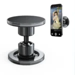 Oatsbasf Double-sided Magnetic Metal Phone Holder Stand Portable Dual Magnet GPS Phone Mount Stand Universal for iPhone Samsung