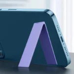 Ultra-Thin Metal Folding Phone Holder Alloy Invisible Back Stick Phone Desktop Holder Portable Mobile Support Phone Stand