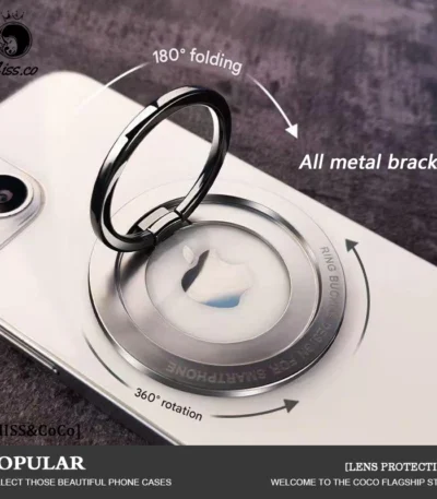 Ring Holder Compatible with Magsafe for iPhone 17-12 Series, Grip Holder Compatible with Samsung, Motorola, Stand Ring Holder 1