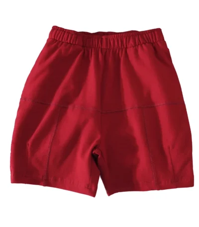 New Arrival Summer Boy Shorts Cotton Fashion Red Elastic Waist Outdoor Sportswear Children Knit Short Pants 2 4 8 12 13 Years 1