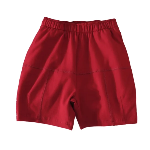 New Arrival Summer Boy Shorts Cotton Fashion Red Elastic Waist Outdoor Sportswear Children Knit Short Pants 2 4 8 12 13 Years