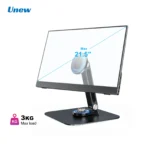 Black Magnetic Metal Stand 360° Rotatable Holder for Portable Monitor, iPad & iPhone Displays,  Stable 3KG Bracket