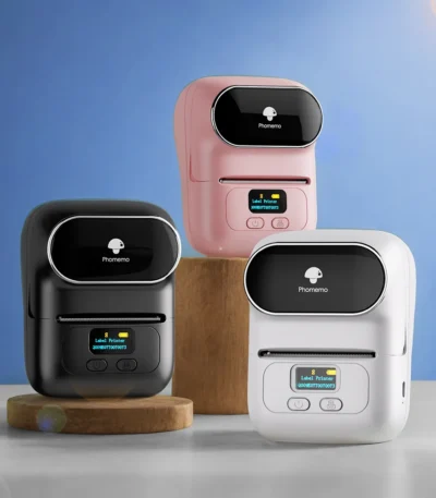 Phomemo M110 Thermal Wireless Label Printer Portable Bluetooth Sticker Mini Printer Barcode Label Maker Price Tag Printers DIY 1