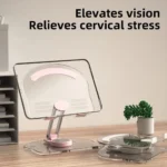 360° Rotation Acrylic Tablet Stand Adjustable Phone Bracket Folding Anti-slip Holder For iPad Pro Air Mini For 4.7-13inch Stand