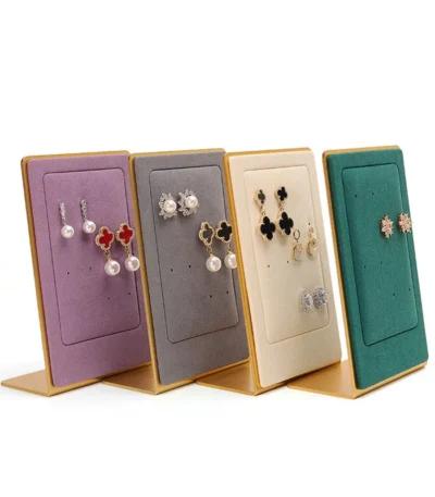 Metal Earrings Jewelry Display Stand Earring Necklace Storage Display Props Counter Display Jewelry Stand Jewelry Organizer 1