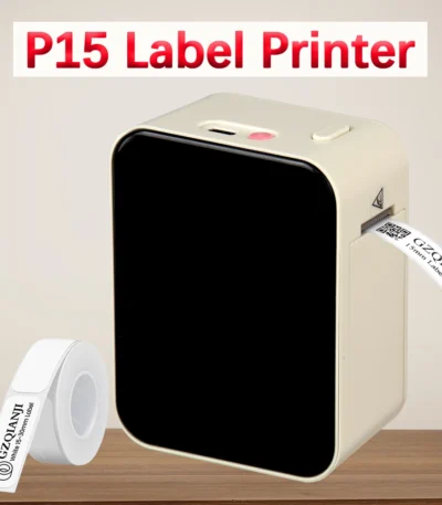 Marklife Mini P15 Thermal Label Printer Labeling Machine Bluetooth Inkless Maker or Adhesive Sticker Rolls Paper Fast Printing 1