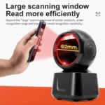 2D Barcode Scanner Image Platform Durable Desktop Scanner 1D 2D QR Code Reader USB Omnidirectional High-speed Precision Scanner