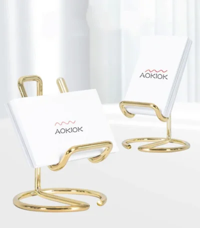 Business Card Holder Desktop Business Card Holder Sign Holder Display Stand Business Card Storage BQ05 1