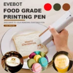 EVEBOT Printpen Food-Specific Handheld Printer Bread Coffee Milk Biscuit DIY Pattern Logo Smart Portable Mini Small Print ink