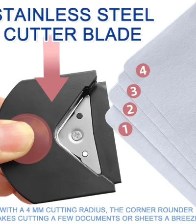 R4 Corner Rounder R4 Corner Punch Paper Trimmer Cutter for Cards Photo Cutting DIY Craft Hand Scrapbooking Tools Binding Supplie 1