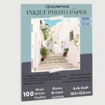 HUSPER 200G 100 Sheets inkjet Glossy photo graphie paper 4×6 inch