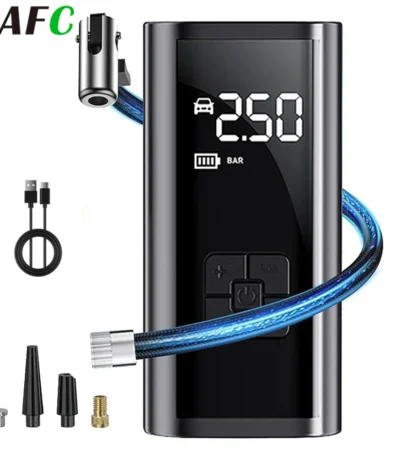 Car Wireless Air Pump Air Compressor Tire Ball Inflator Led Light Tire Inflator 150Psi Electric for Car Motorcycles Bicycles 1