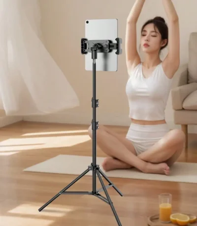 Universal Adjustable Tablet Tripod Floor Stand Holder Portable Live Mount Support for IPad Pro Air Phone 4.7-14inch Lazy Bracket 1