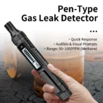 Aicevoos Combustible Gas Leak Detector Gas Alarm High-Sensitivity  Natural Gas Tester Methane Detector for All Flammable Gases