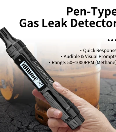 Aicevoos Combustible Gas Leak Detector Gas Alarm High-Sensitivity  Natural Gas Tester Methane Detector for All Flammable Gases 1