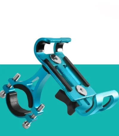 Aluminum Alloy Motorcycle Bike Phone Holder Anti-slip MTB Bike Phone Mount Bracket Universal Bicycle Phone Stand for Smartphones 1
