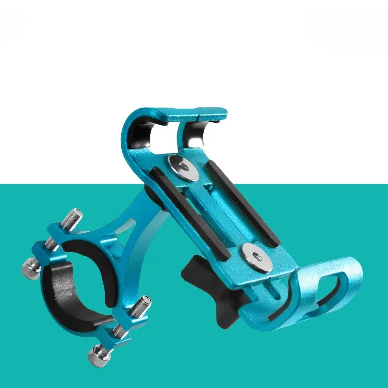 Aluminum Alloy Motorcycle Bike Phone Holder Anti-slip MTB Bike Phone Mount Bracket Universal Bicycle Phone Stand for Smartphones 1