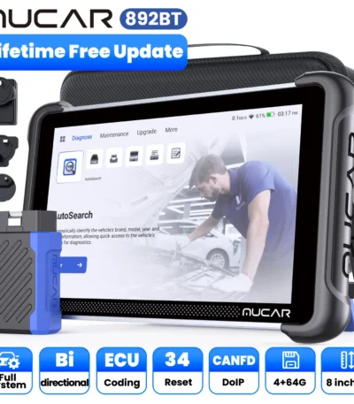 MUCAR 892BT Car OBD2 Diagnostic Tool All System Diagnosis ECU Coding Bi-directional Scanner CANFD DOIP 34 Reset Free 1