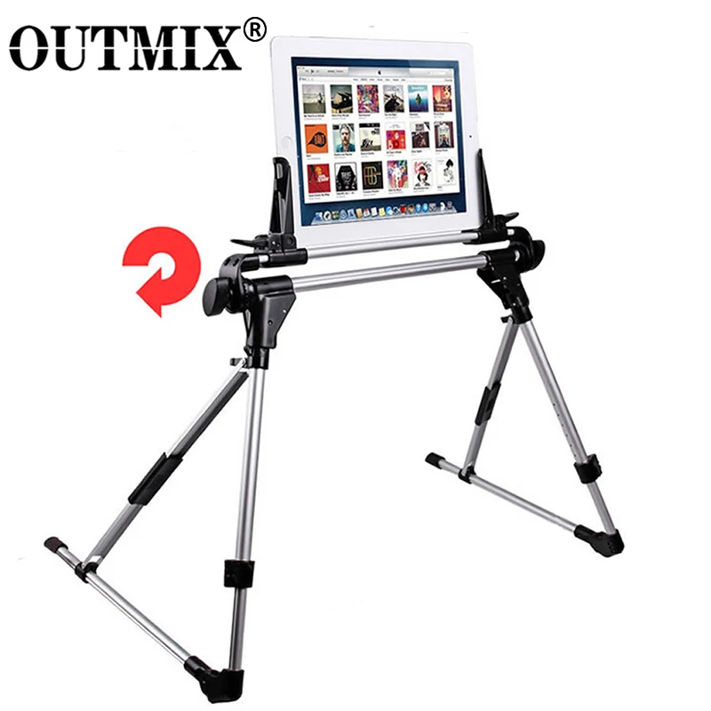 OUTMIX Tablet Stand Phone Holder Adjustable Lazy Bed Floor Desk Tripod Foldable Desktop Mount for iPhone iPad Galaxy Tab Support OUTMIX Tablet Stand Phone Holder Adjustable Lazy Bed Floor Desk Tripod Foldable Desktop Mount for iPhone iPad Galaxy Tab Support