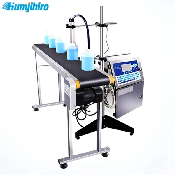 Automatic CIJ Inkjet Printer Industrial Online Printer Inkjet Printer for Batch Code Number Date PVC Plastic Pipe Bottle