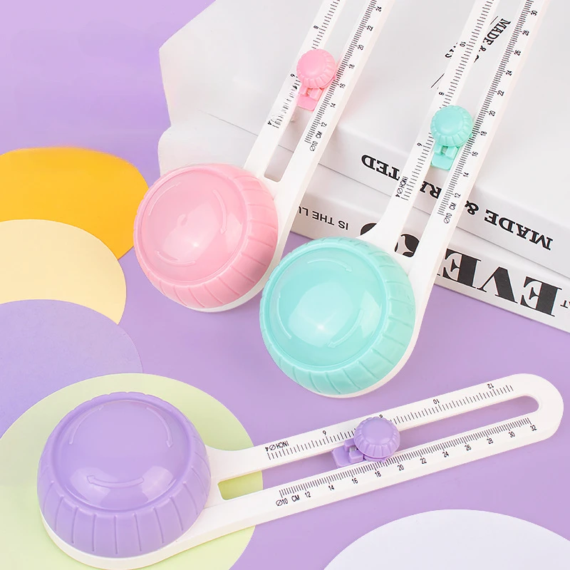 1PC Handmade Handbook Greeting Card Circle Cutter Round Paper Cutter Scribe Arc Positioning Cutting Circle Ruler Knife 1PC Handmade Handbook Greeting Card Circle Cutter Round Paper Cutter Scribe Arc Positioning Cutting Circle Ruler Knife