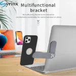 Extension Multi Screen Phone Stand Folding Phone holder Adjustable mobile phone support Laptop Side Mount Connect Tablet Bracket
