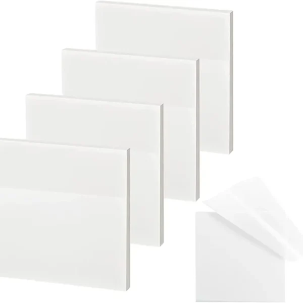 200 Sheets Transparent Posted it Sticky Note Pads, Notepads Posits, Journal, School Stationery, Office Supplies