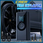 Wireless Air Pump Portable Electric Tire Inflator For Car Bicycle Motorcycle Mini Air Compressor Injector LCD Screen Display