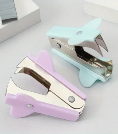 Random Colors Office Desktop Staples Stapler Remover Stationery Tools Staple Remover for Office Desk Accessories 1