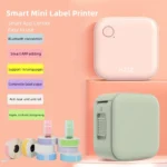 HZTZ Mini Label Printer Smart Pocket Self-adhesive Label Printer Bluetooth Price Label Sticker Maker For Home