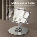 Portable Aluminum Alloy Tablet Holder For iPad Adjustable Flexible Folding Lazy Desktop Live Mobile Phone Stand Mount Bracket