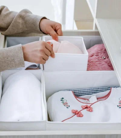 Oxford Drawer Organizer Box for Underwear Clothes Storage Box Bra Socks Foldable Closet Organizer Boxes Desk Storage Organizer 1