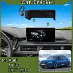 Mobile Phone Holder for For Audi A4 S4 RS4 B9 2017~2019 MagSafe Magnetic Screen Cell Stand Gravity Car Mount Auto Accessories