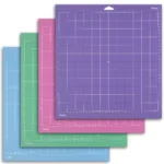 Cutting Mat for Cricut,Cutting Mat 12×12(StandardGrip, LightGrip, StrongGrip, FabricGrip) for Cricut Explore Air 2/Air/One, Vari