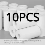 Thermal Paper 10Rolls 57x25MM White Children Camera Instant Print Kids Camera Printing Paper Replacement Accessories Parts
