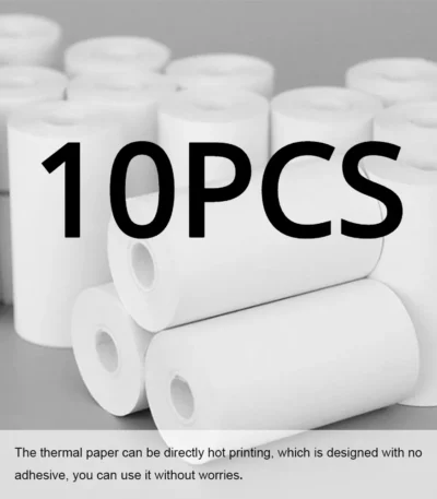 Thermal Paper 10Rolls 57x25MM White Children Camera Instant Print Kids Camera Printing Paper Replacement Accessories Parts 1