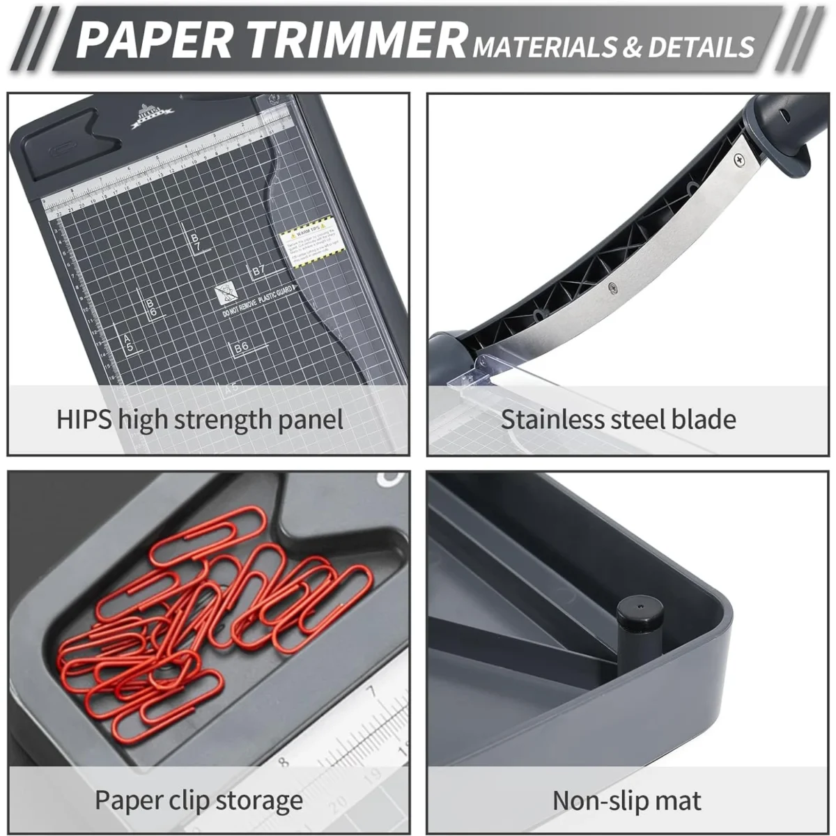 Paper Cutter Manual Cutting Machine One Time Cut Up To 16 Sheets A4 Paper Highest Precision DIY Paper Trimmer For Papers Photos 6