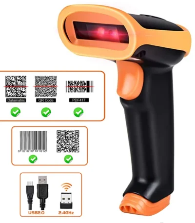 L8BL Bluetooth 2D Barcode Reader And S8 QR PDF417 2.4G Wireless Wired Handheld Barcode Scanner USB Support Mobile Phone iPad 1