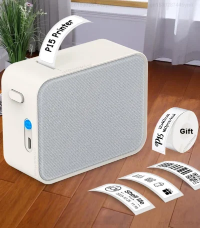 P15 Thermal Label Printer Similar as D11 D110 D101 Marklife P15 Mini Label Maker Handheld Label Machine with Adhesive Label Tape 1